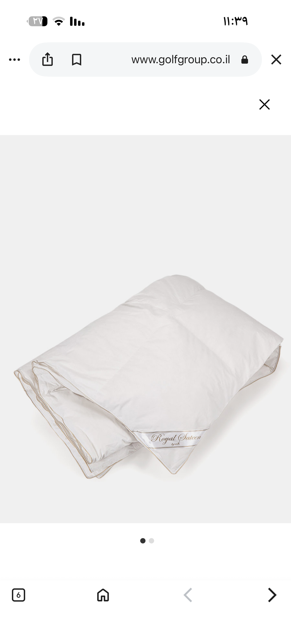 Natural feather duvet RS