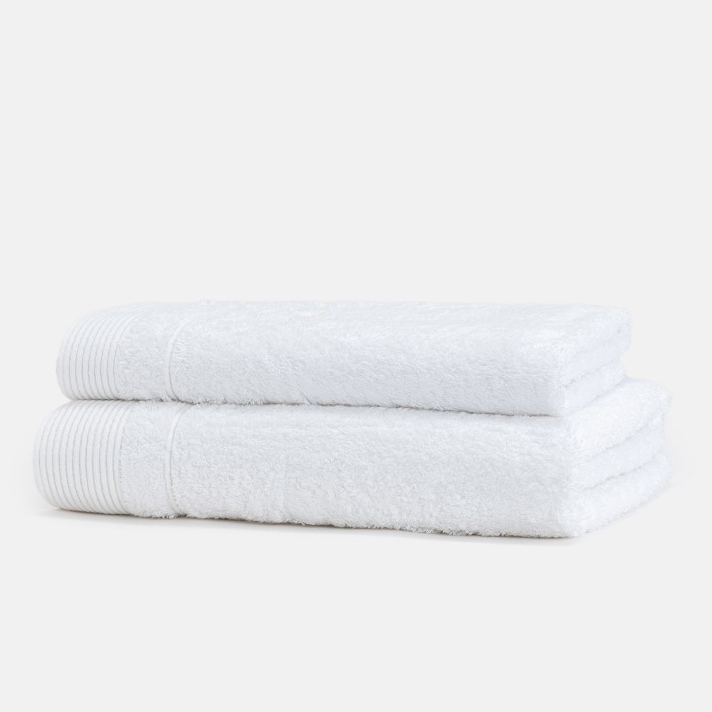 Tulip-themed body and face towel set
