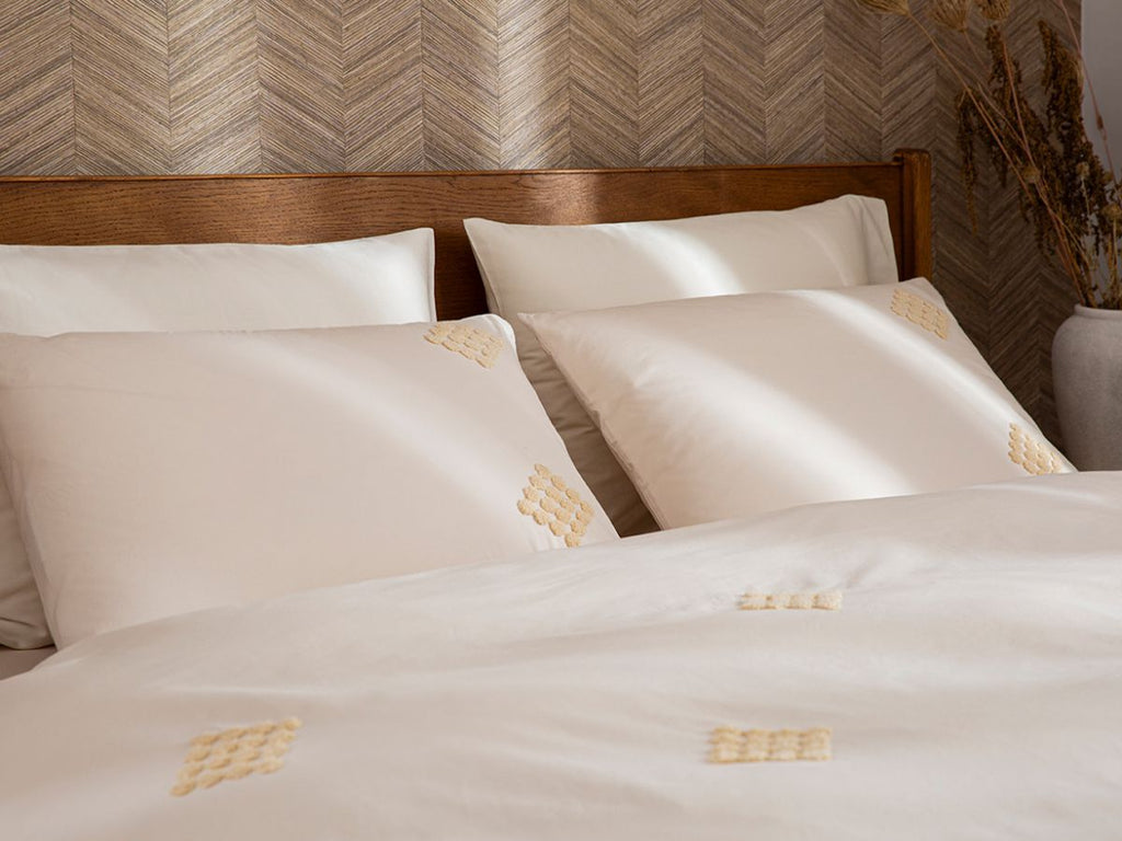 Percale cotton bedding set